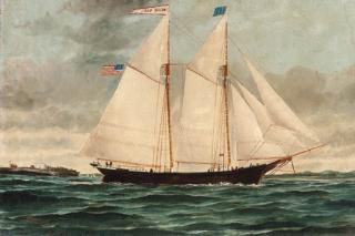 William Pierce Stubbs - The American schooner Nellie Doe