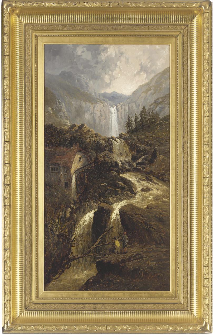 William Pitt - Afternoon at the waterfall