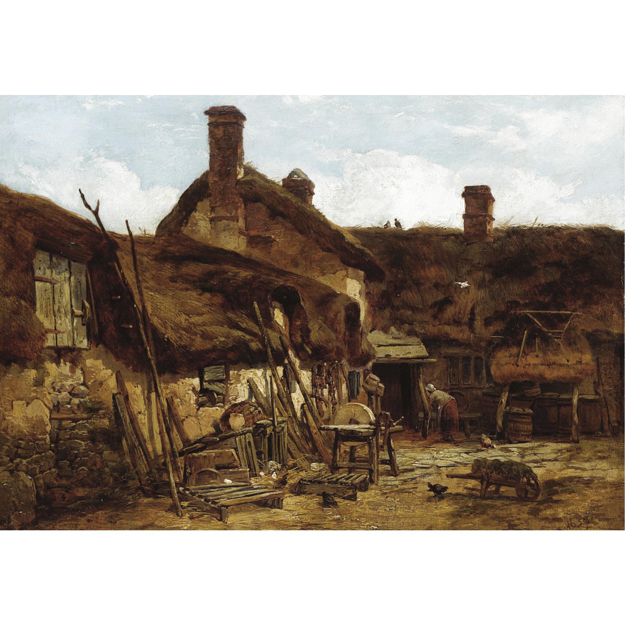 William Pitt - Back Of An Old Farmhouse, Stoborough Near Wareham, Dorset