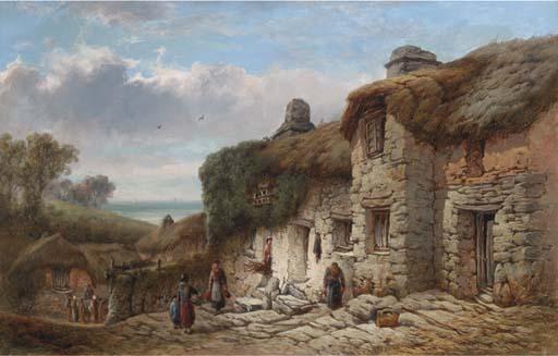 William Pitt - Old cottage, Bigbury, Devon