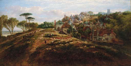 William Pitt - The village of Potlemouth, Devon