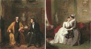 William Powell Frith, R.A. - Hope; and Fear