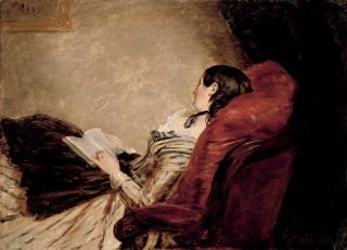 William Powell Frith, R.A. - Isabelle Frith, reclining