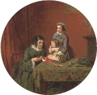 William Powell Frith, R.A. - New Shoes