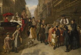 William Powell Frith, R.A. - Poverty And Wealth
