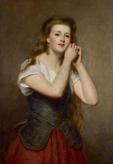 William Powell Frith, R.A. - The New Earrings