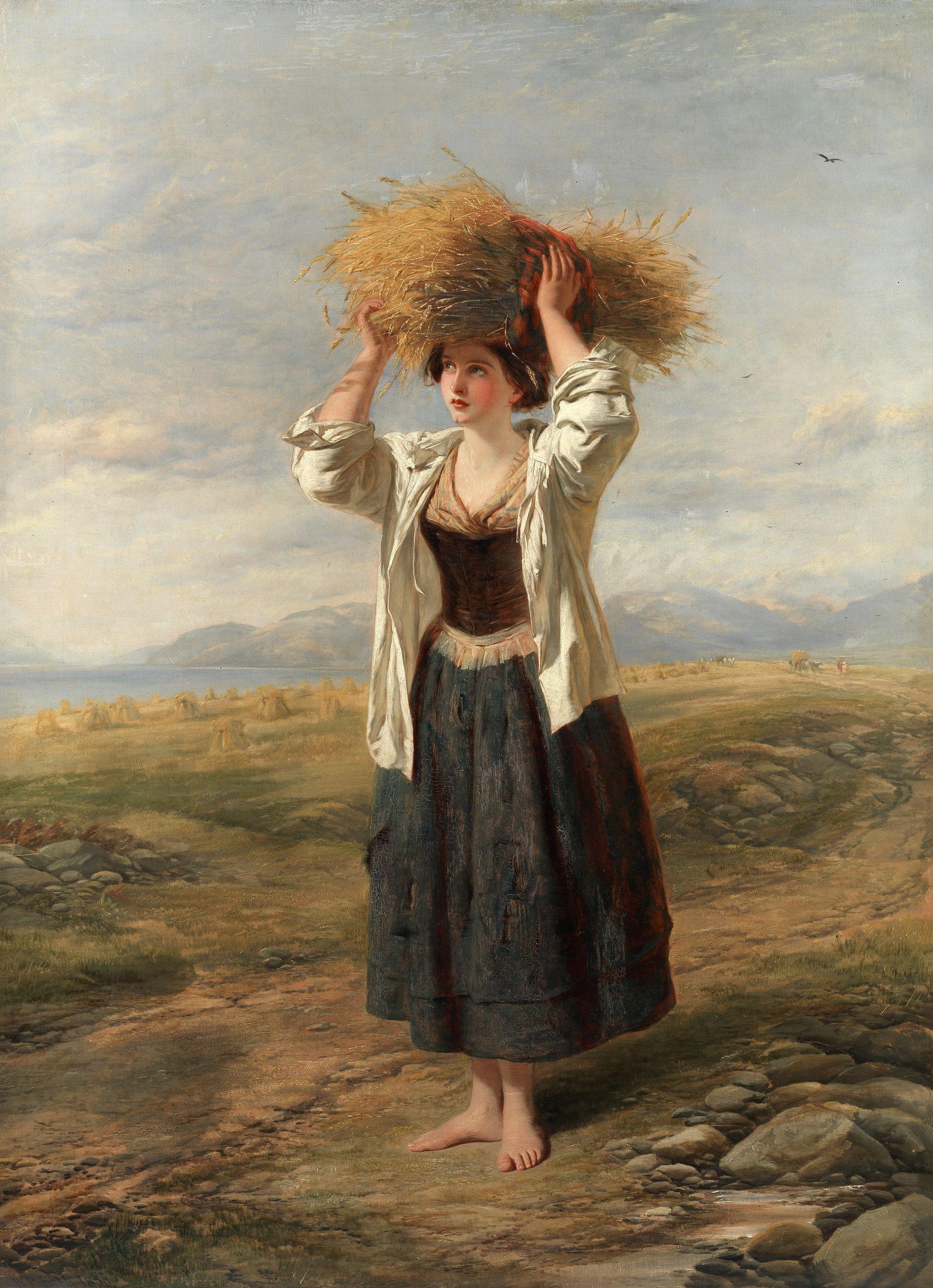 William Powell Frith, RA - \'A Gleaner\'