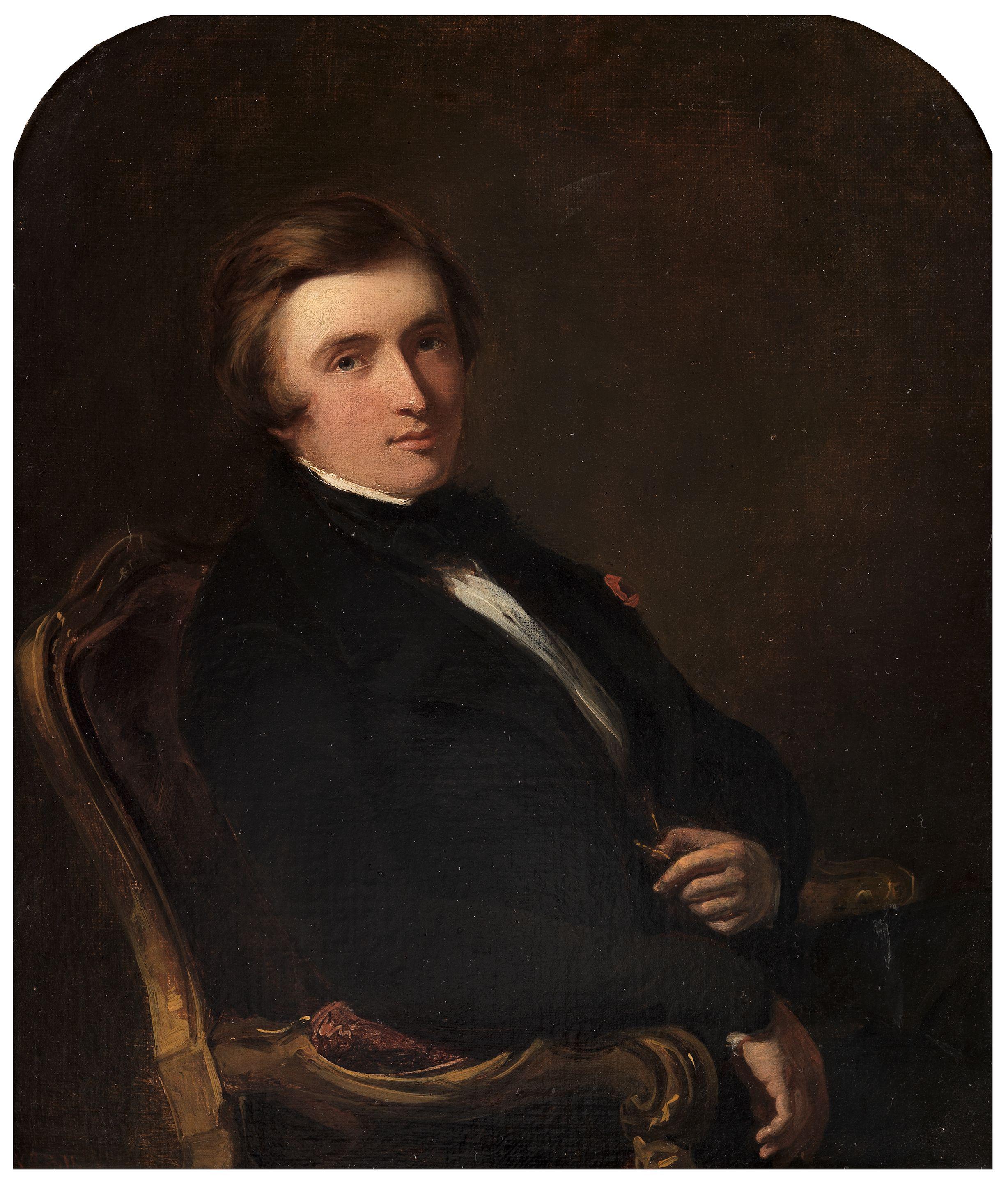 William Powell Frith, RA - Portrait of a gentleman