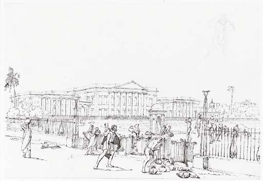 William Prinsep - The Hindu College in College Square, Calcutta