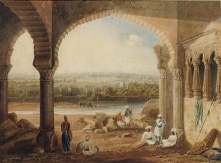 William Purser - Aurungabad, from the Ruins of Aurungzebe\'s Palace (from a Sketch by Capt. Grindlay)
