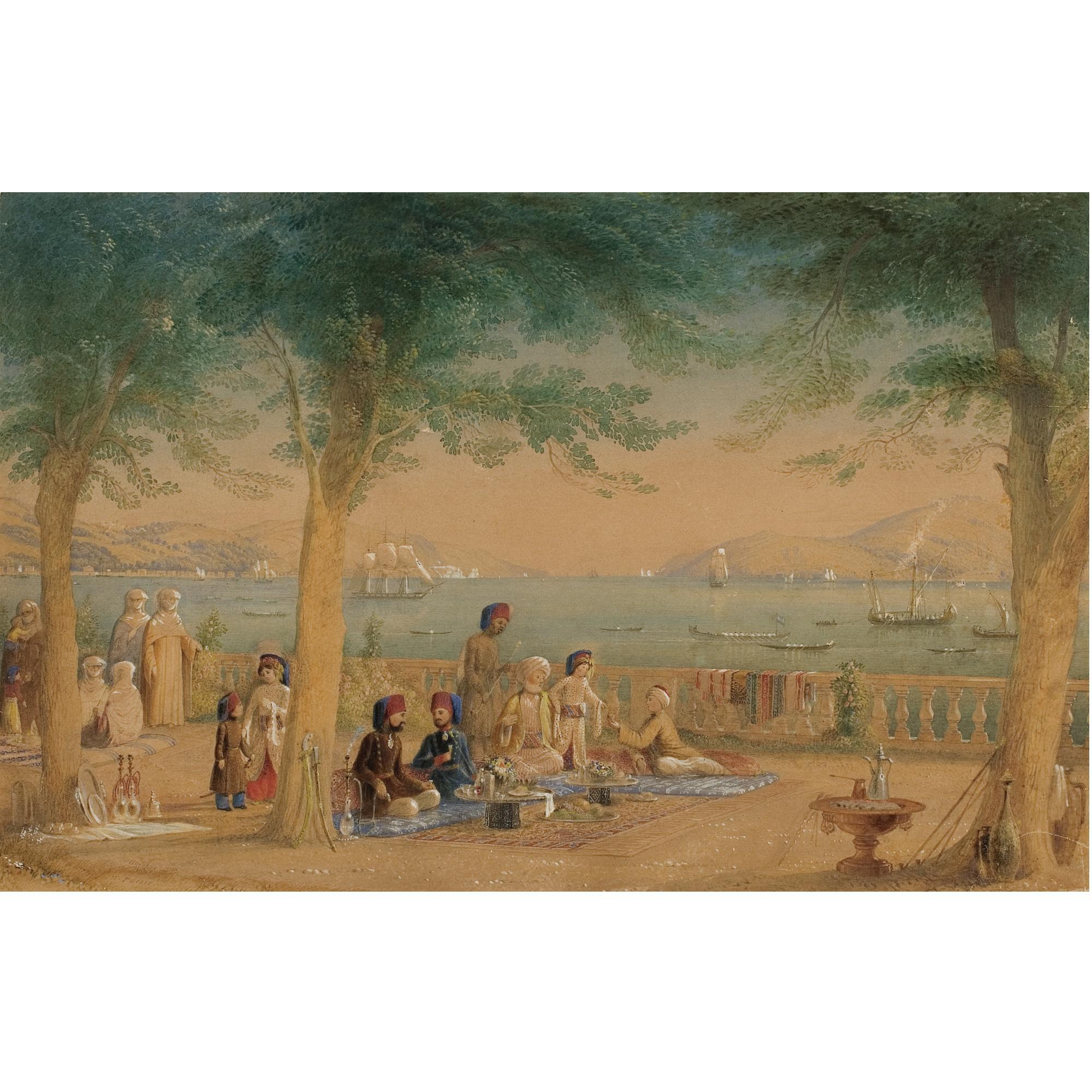 William Purser - View Of Constantinople: The Picnic