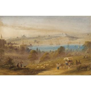 William Purser - View Of Constantinople: Up On The Hills