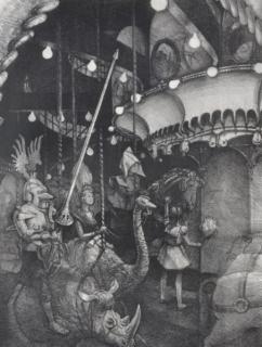 William R. Davis - Merry Go Round With Rhino