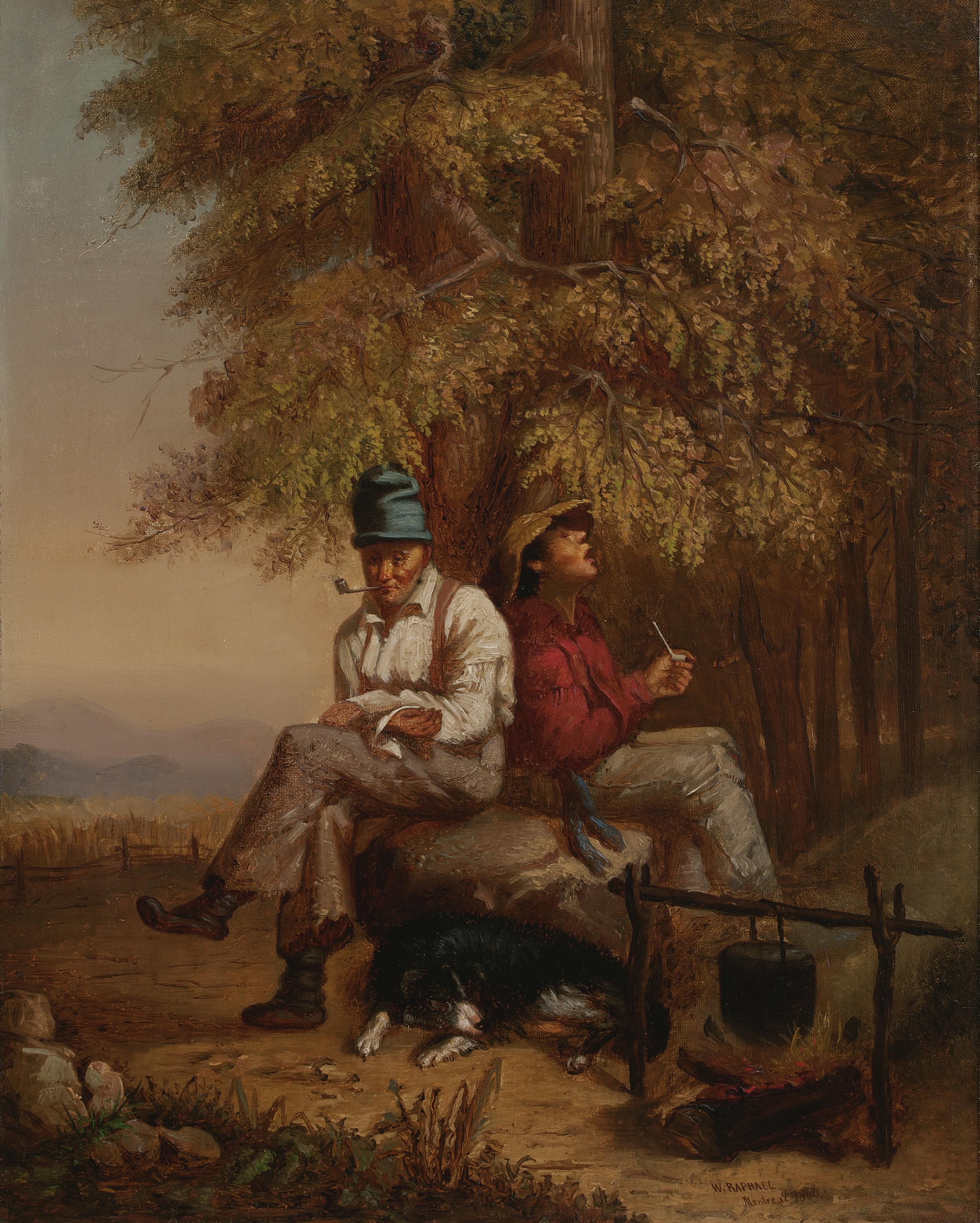 William Raphael - Habitants And Their Dog