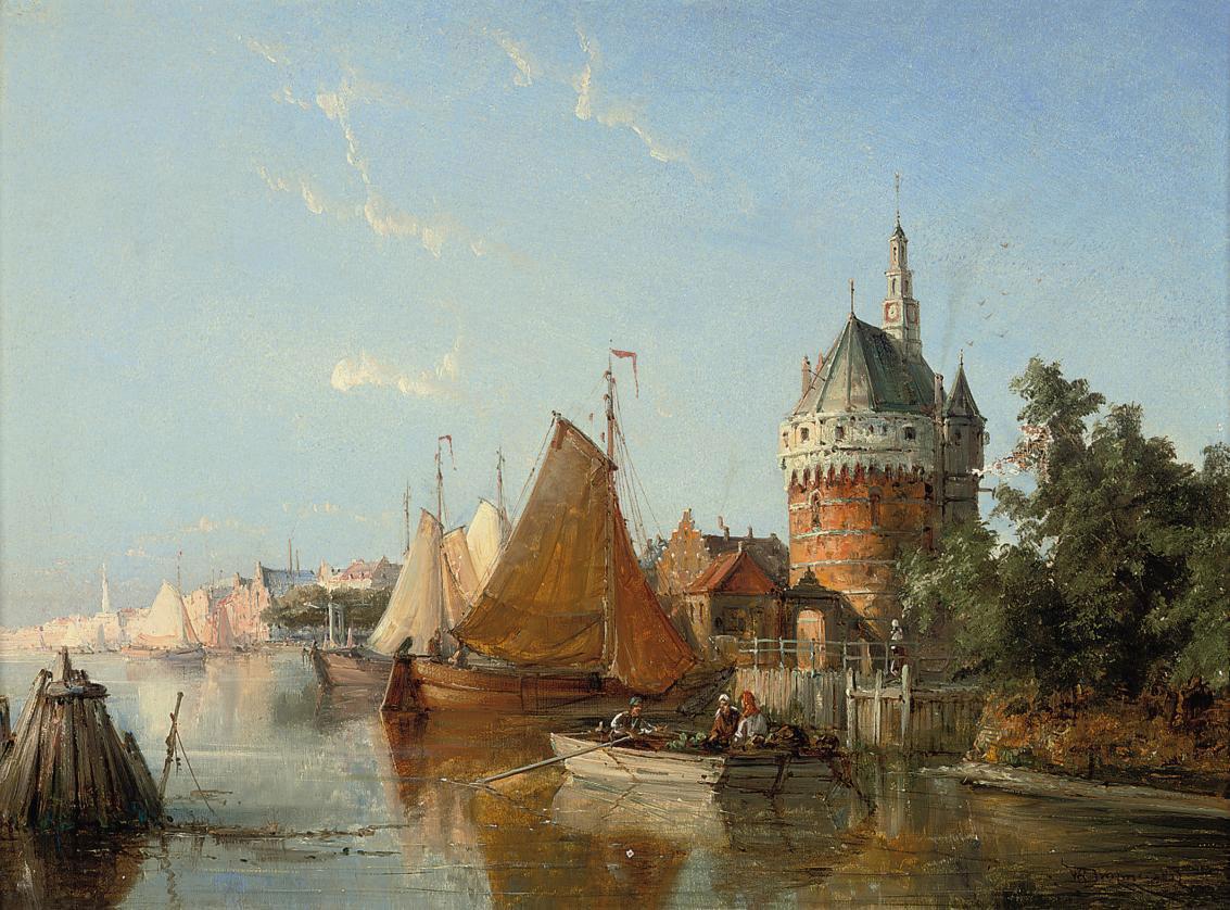 William Raymond Dommersen - Rowing out at Hoorn, Holland