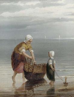 William Raymond Dommersen - Watching mother