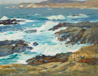 William Ritschel - At Carmel Highlands, Monterey Coast
