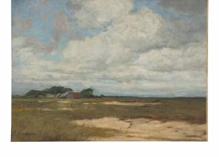 William Ritschel - Landscape with barn in the distance