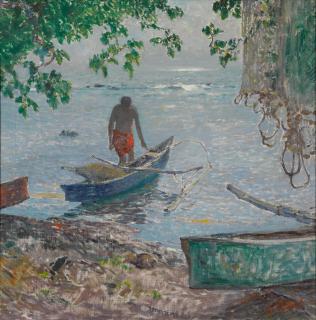 William Ritschel - Native Fisherman (Tahiti)