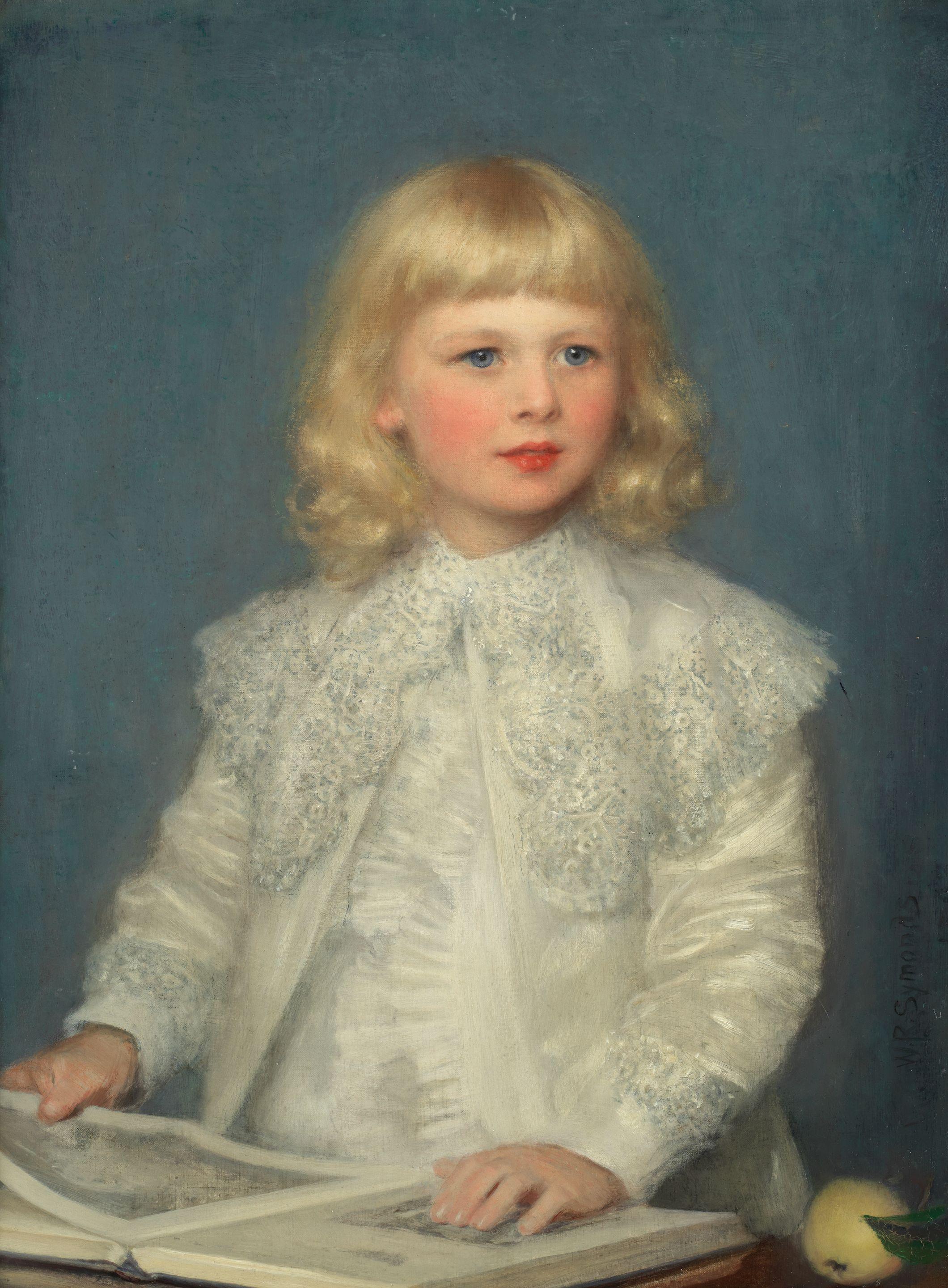 William Robert Symonds - Portrait Of Guy Lutwyche As A Young Boy