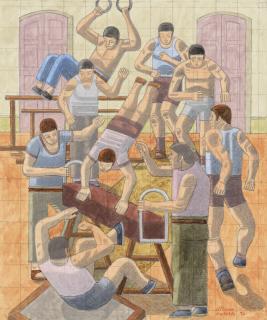 William Roberts, R.A. - At The Gym