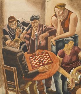 William Roberts, R.A. - Checkmate