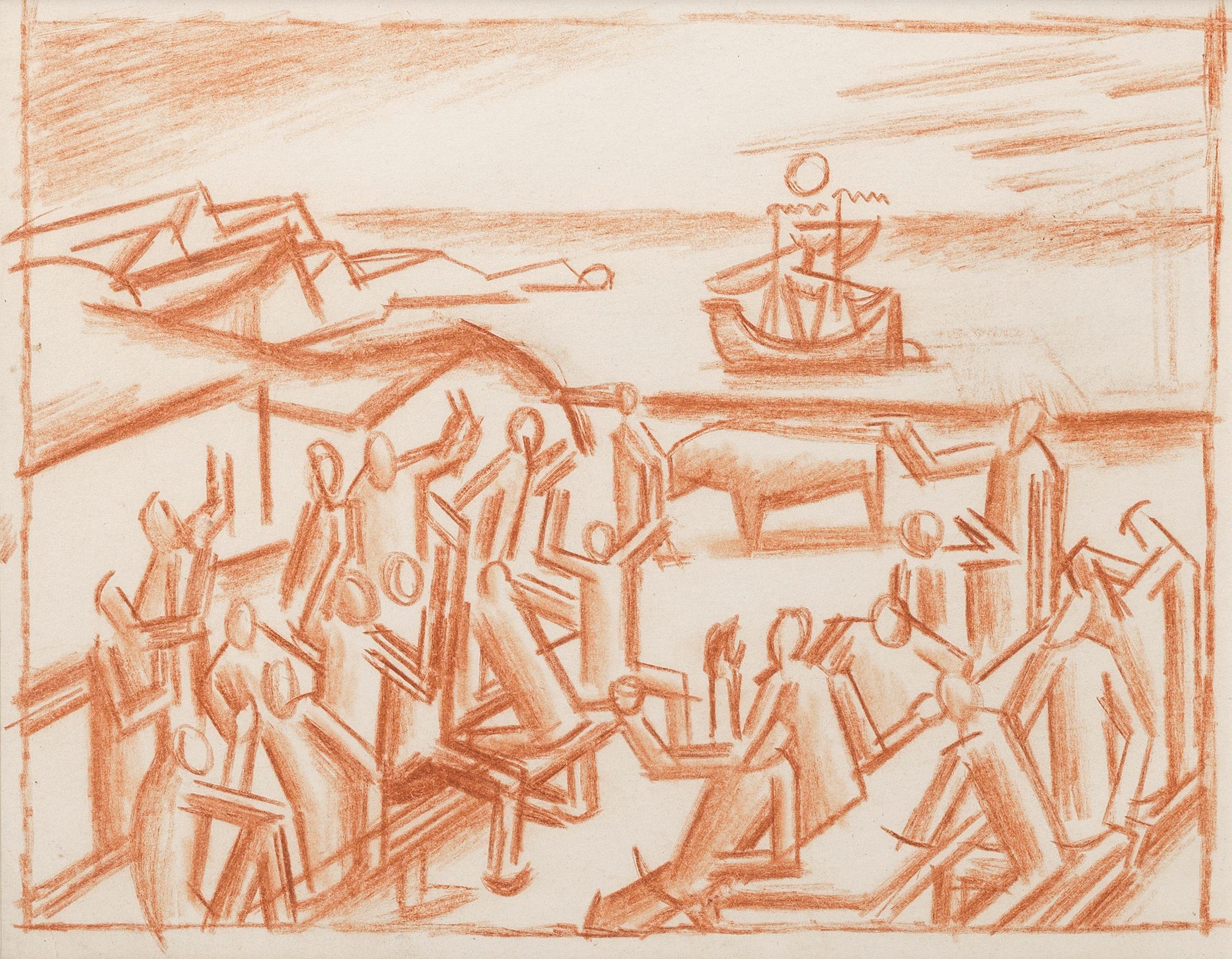 William Roberts R.A. - Classical Scene