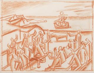 William Roberts R.A. - Classical Scene