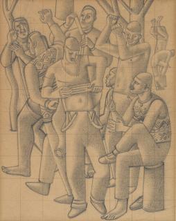 William Roberts, R.A. - Going to Swim