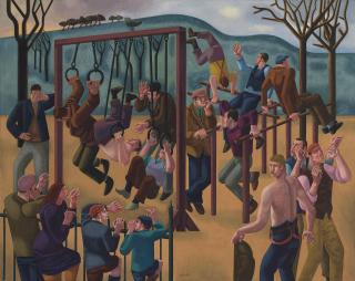 William Roberts, R.A. - Primrose Hill, The Playground