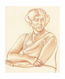 William Roberts, R.A. - Sarah, the artist\'s wife