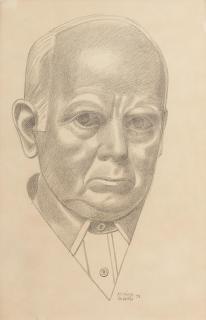 William Roberts R.A. - Self-portrait