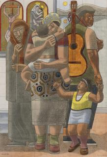 William Roberts, R.A. - Study for \'La Lucertola\'