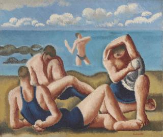 William Roberts, R.A. - Swimmers Resting