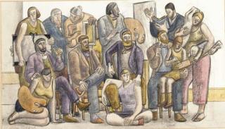 William Roberts, R.A. - The Good Old Days