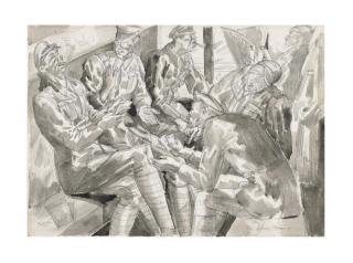 William Roberts, R.A. - The Leave Train