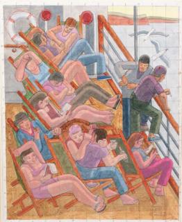 William Roberts, R.A. - The pleasure Cruise