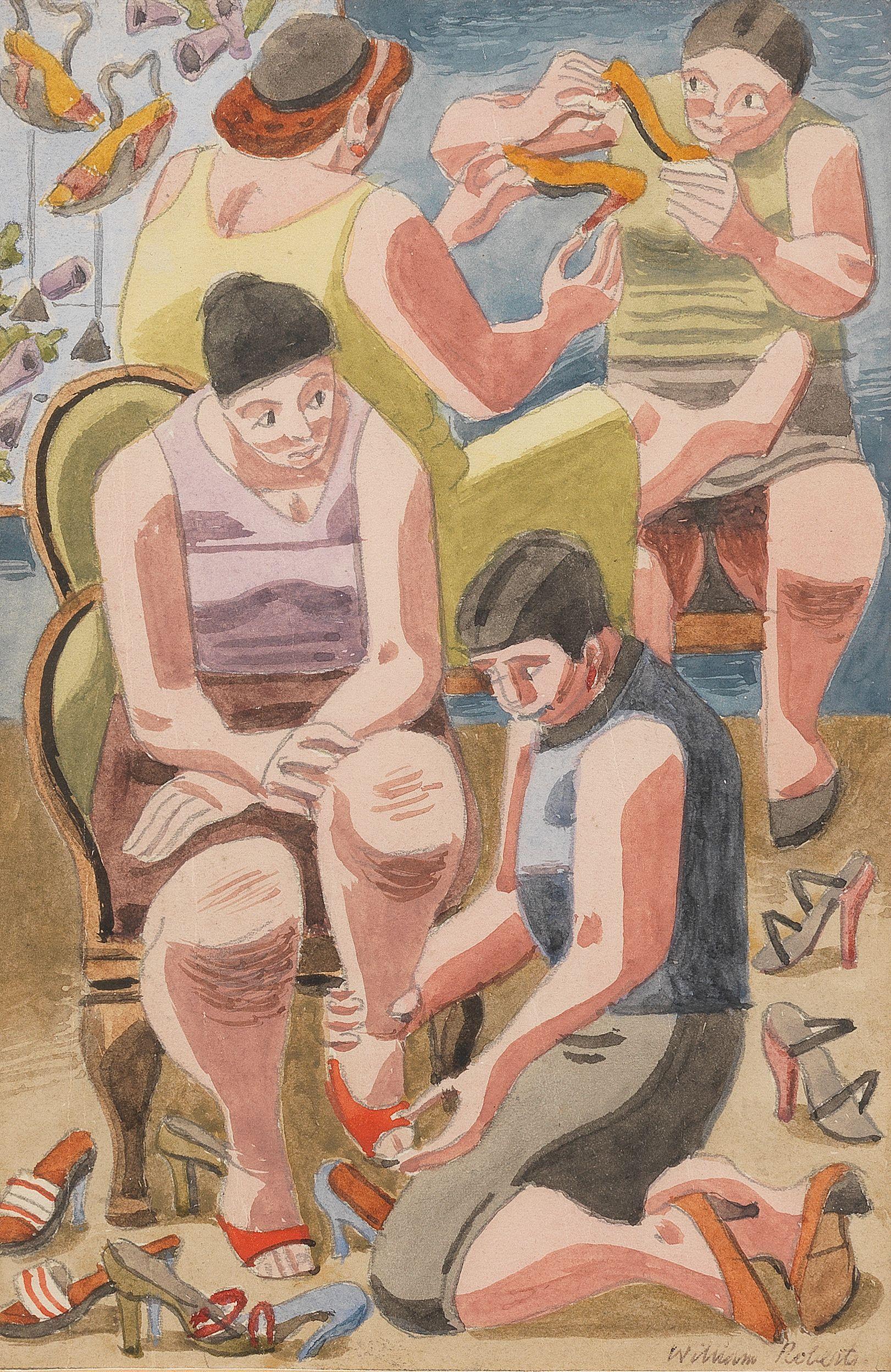 William Roberts R.A. - The Shoe Shop