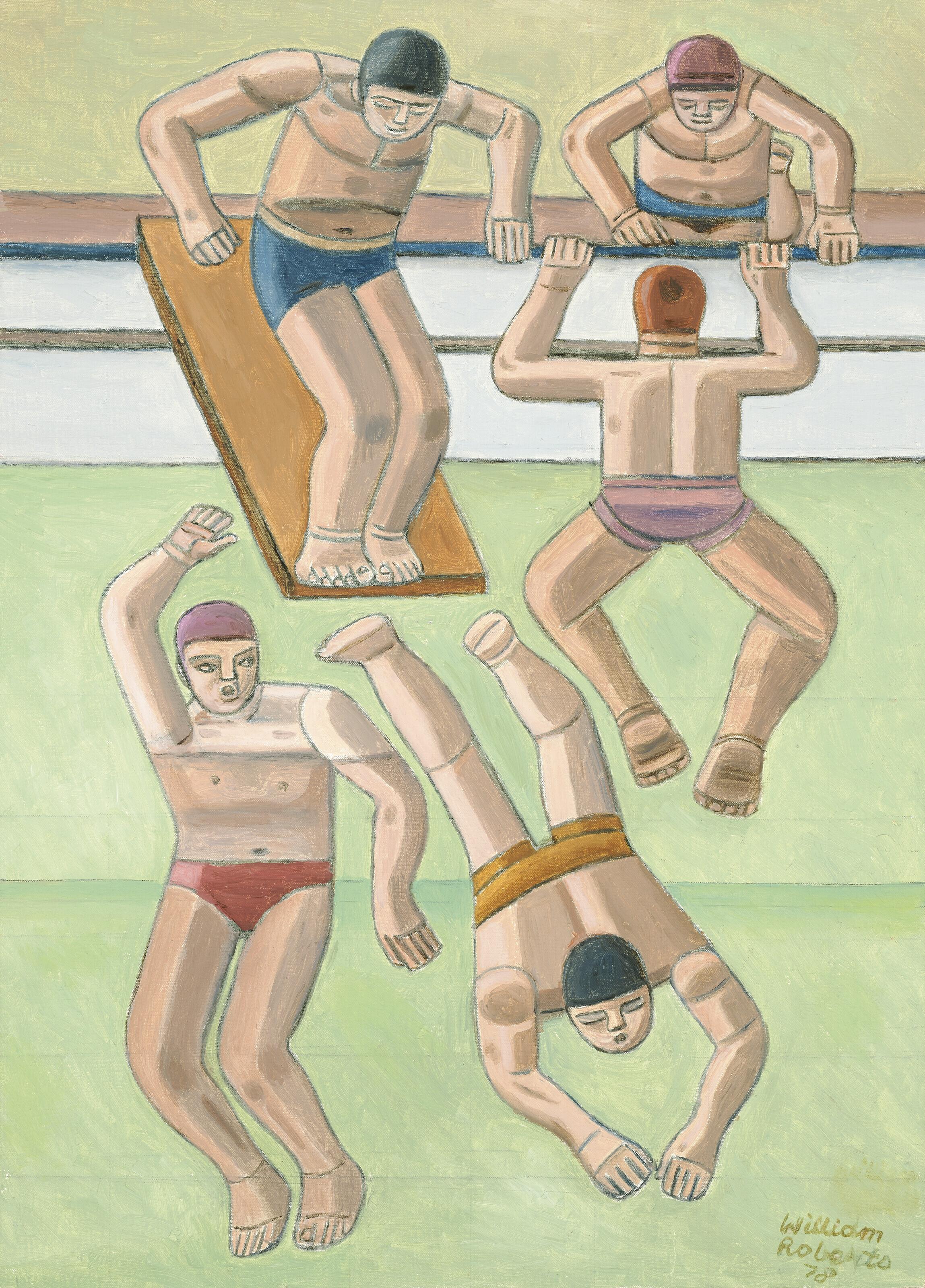 William Roberts, R.A. - The Swimmers