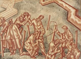 William Roberts, R.A. - The Wiring Party