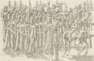 William Roberts R.A. - Trooping the Colour