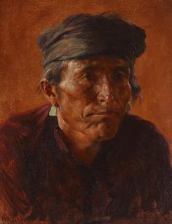 William Robinson Leigh - A Navajo Judge, Kayenta, Arizona