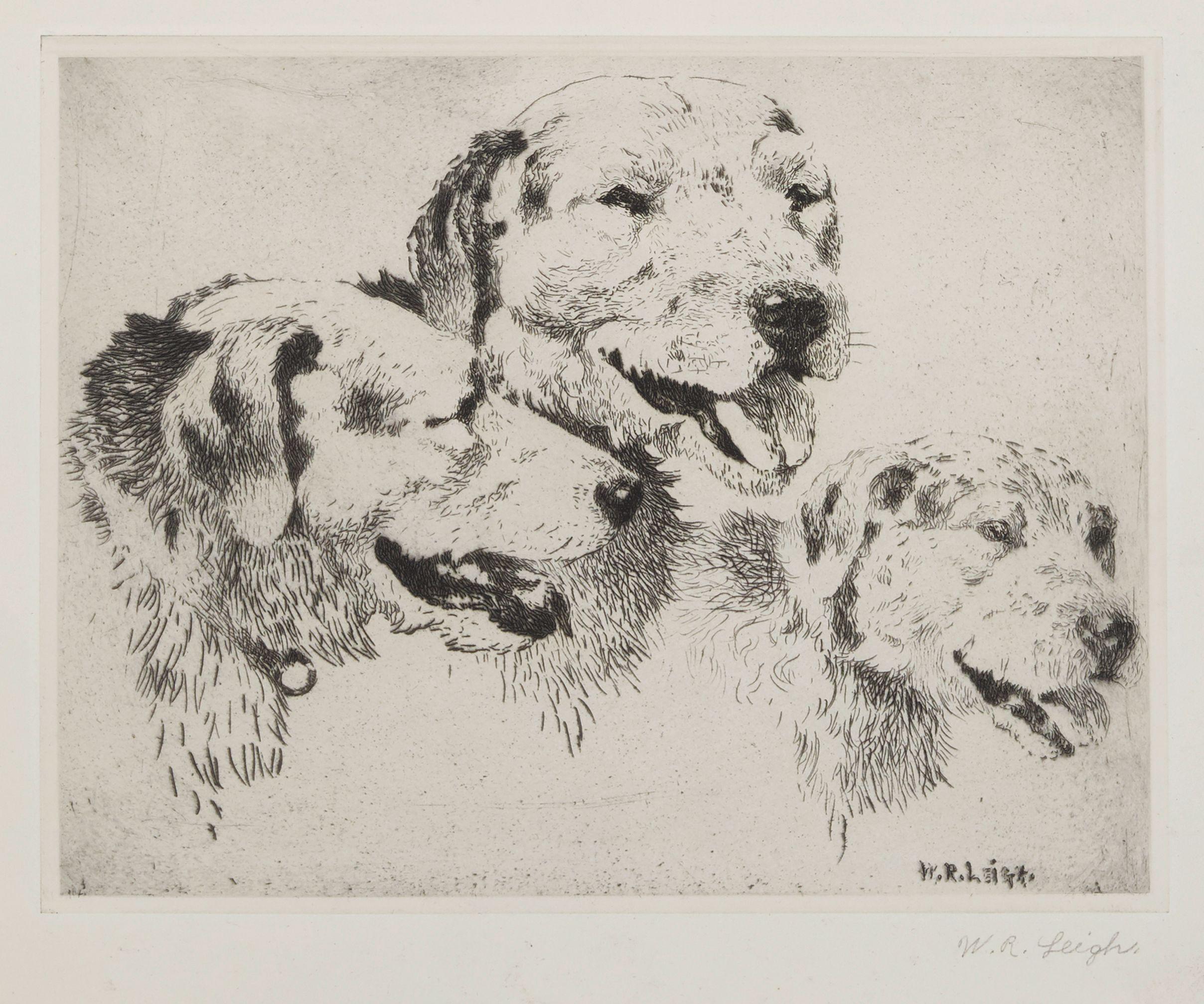 William Robinson Leigh - Airedales