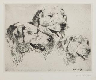 William Robinson Leigh - Airedales