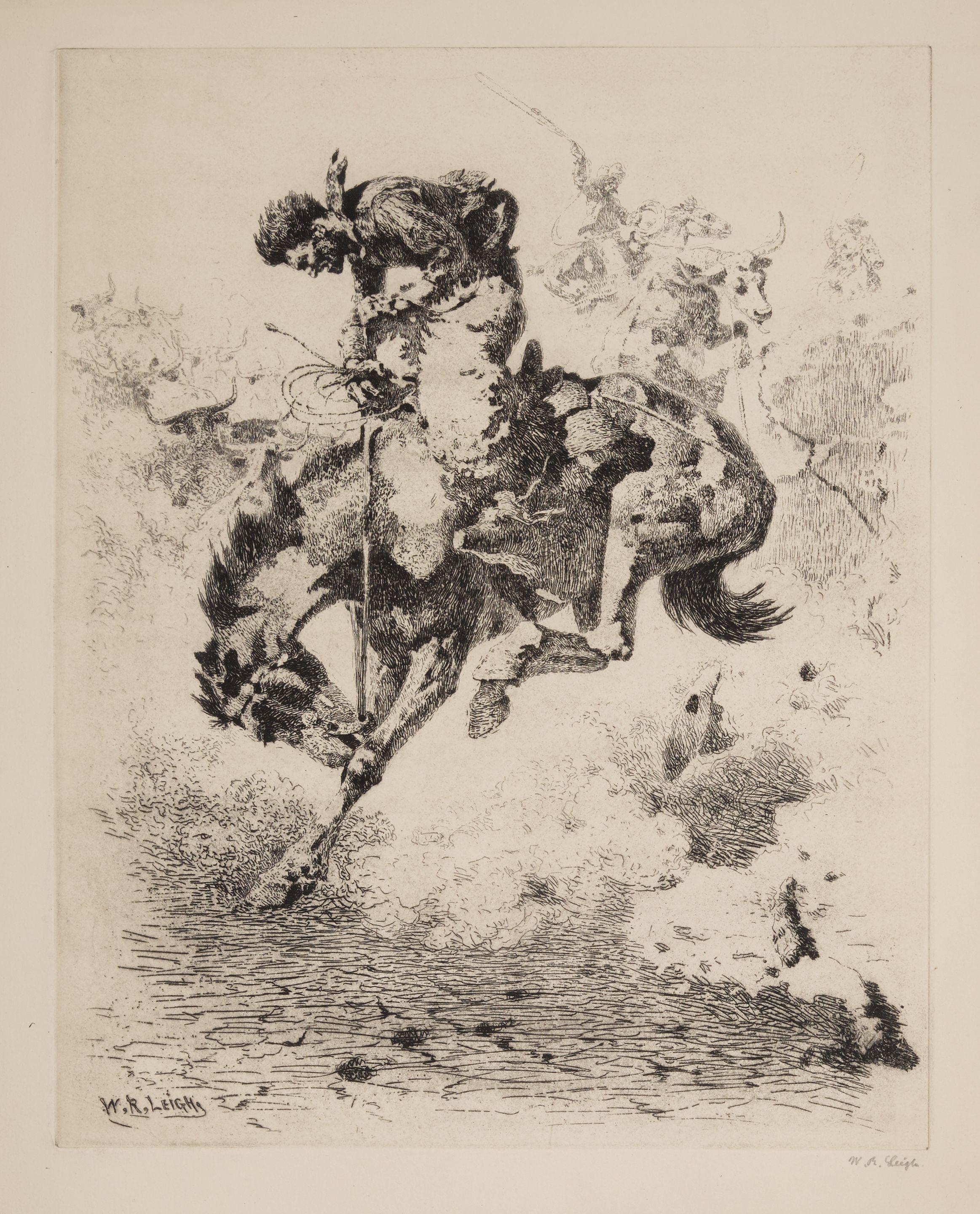 William Robinson Leigh - Foul Rope Left