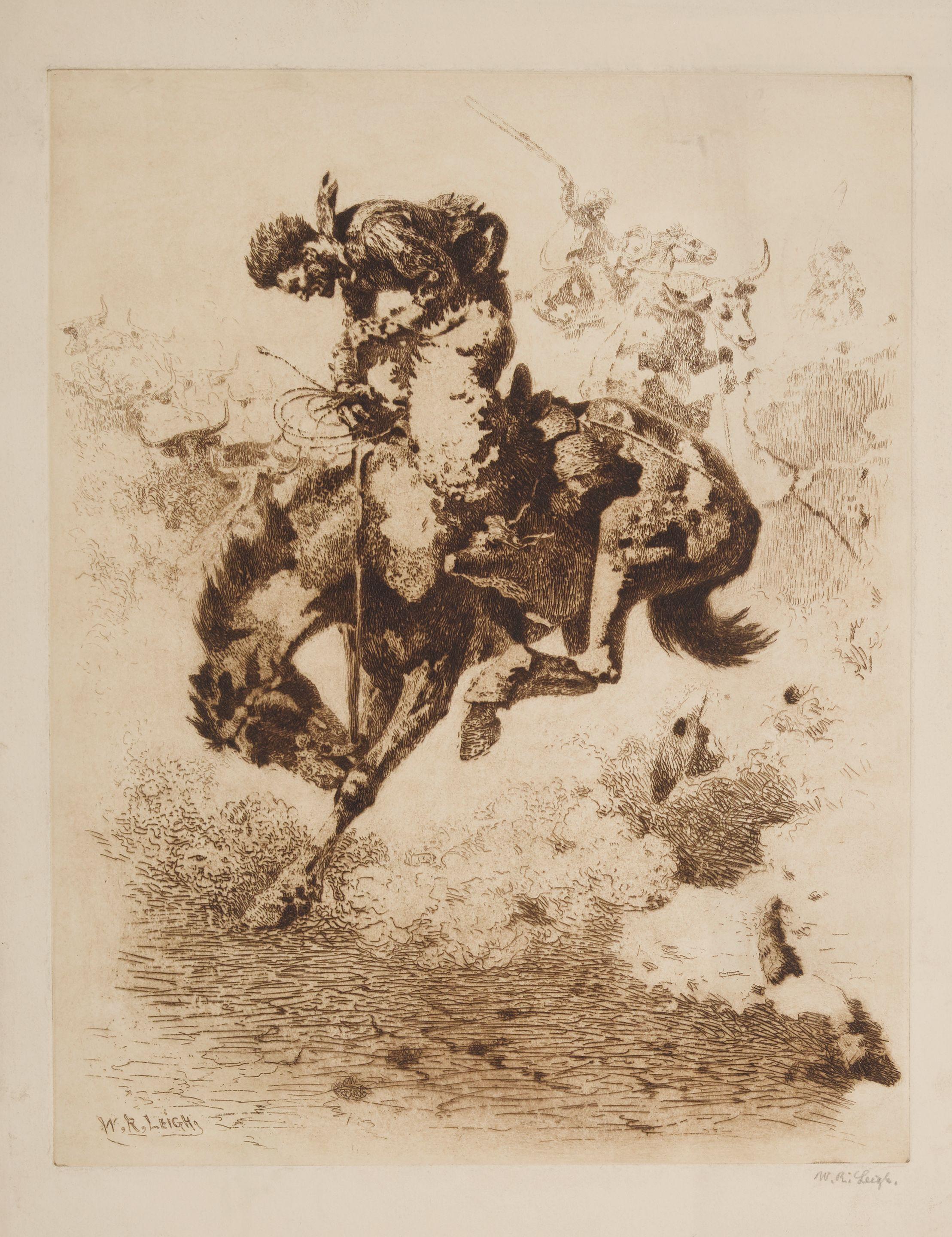 William Robinson Leigh - Foul Rope Left