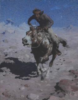 William Robinson Leigh - Indian on Horseback