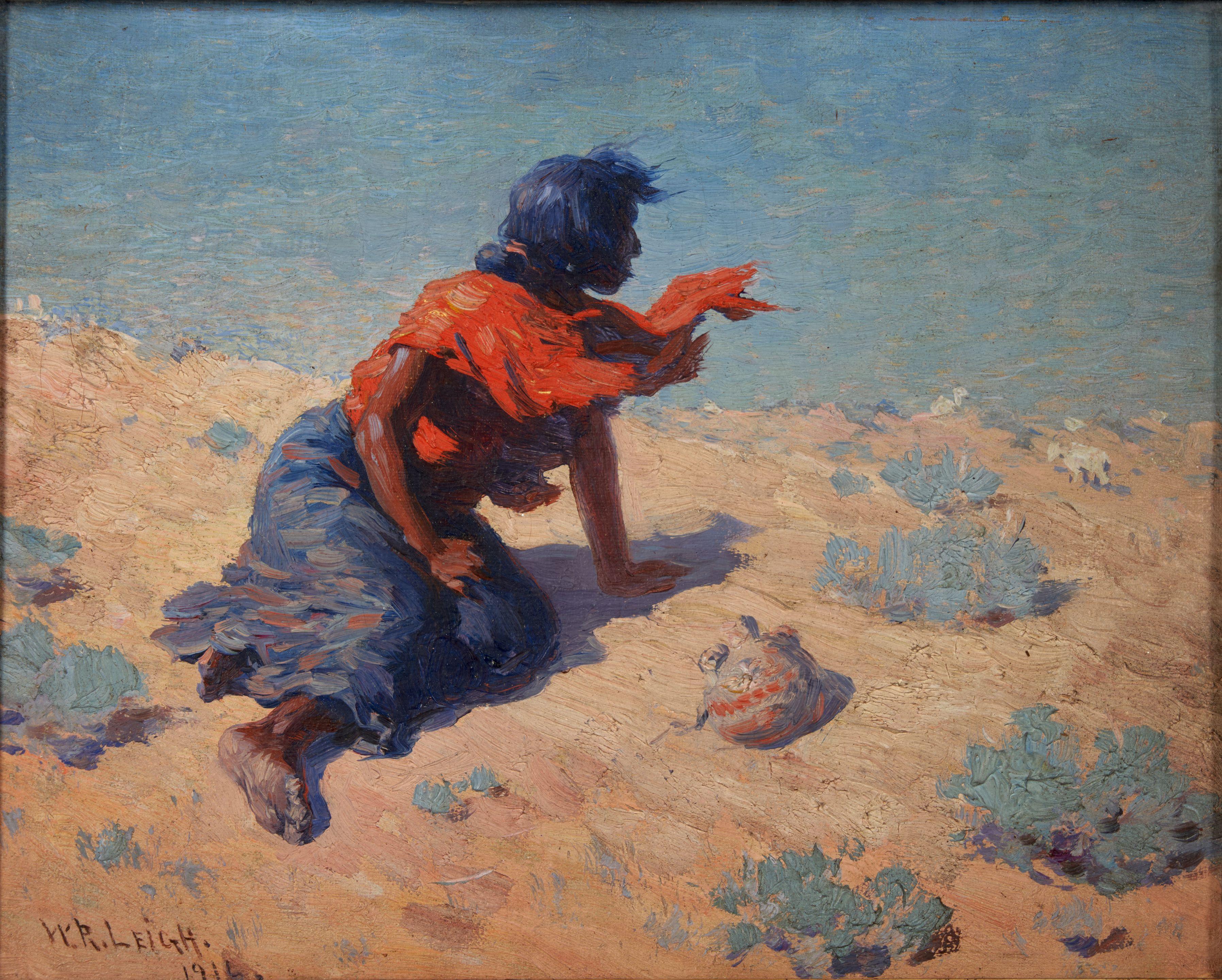 William Robinson Leigh - Navajo Shepherdess