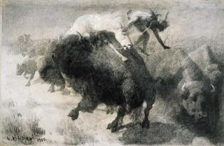 William Robinson Leigh - Risky Business