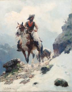 William Robinson Leigh - The Bear Tracker